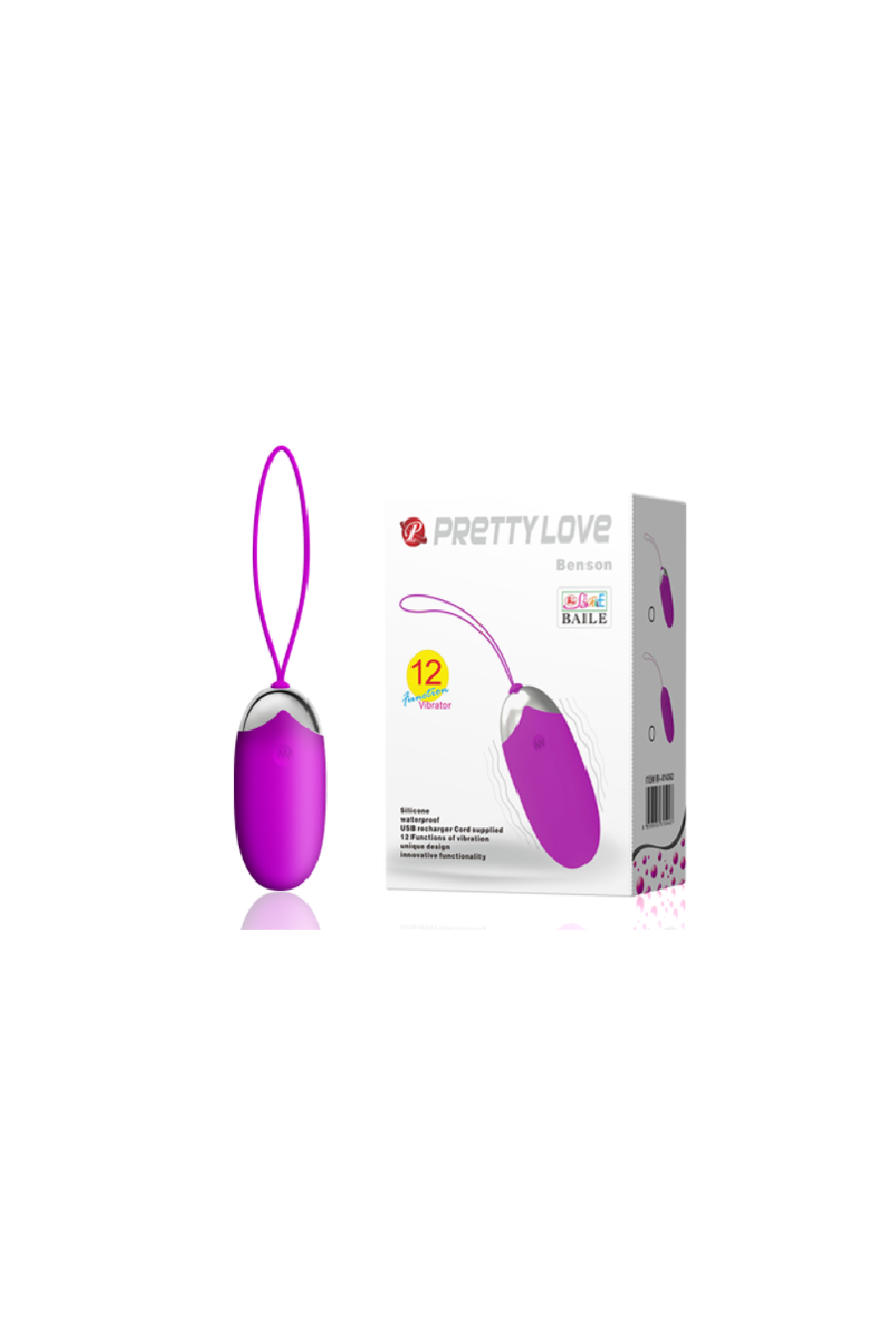 Bala vibradora recargable - Benson Pretty Love