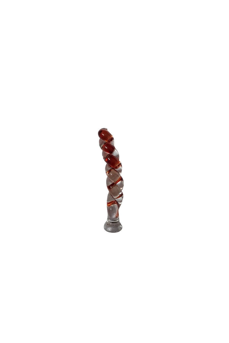 Dildo de Pyrex con Bordes Ambar
