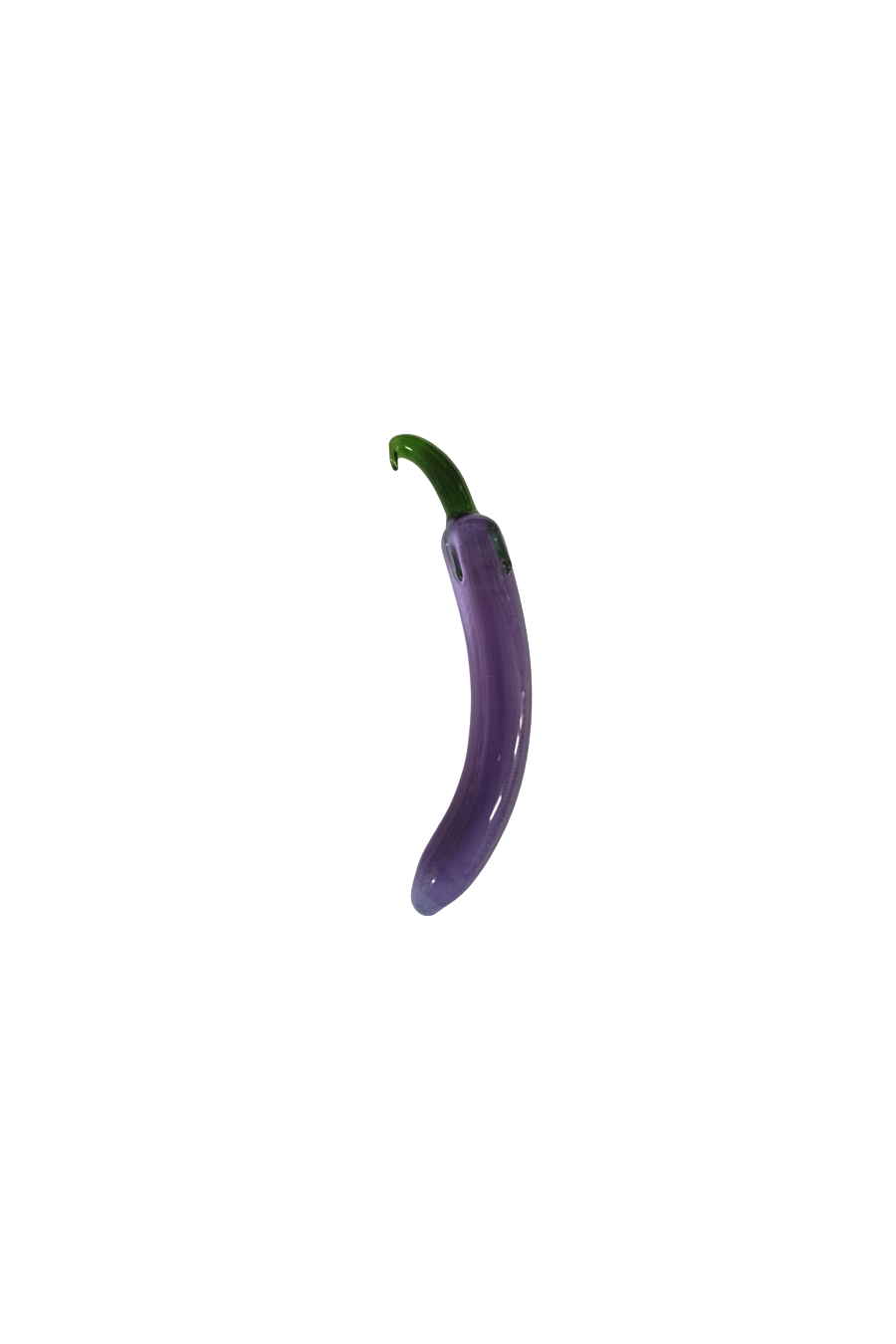 Dildo de Pyrex Berenjena