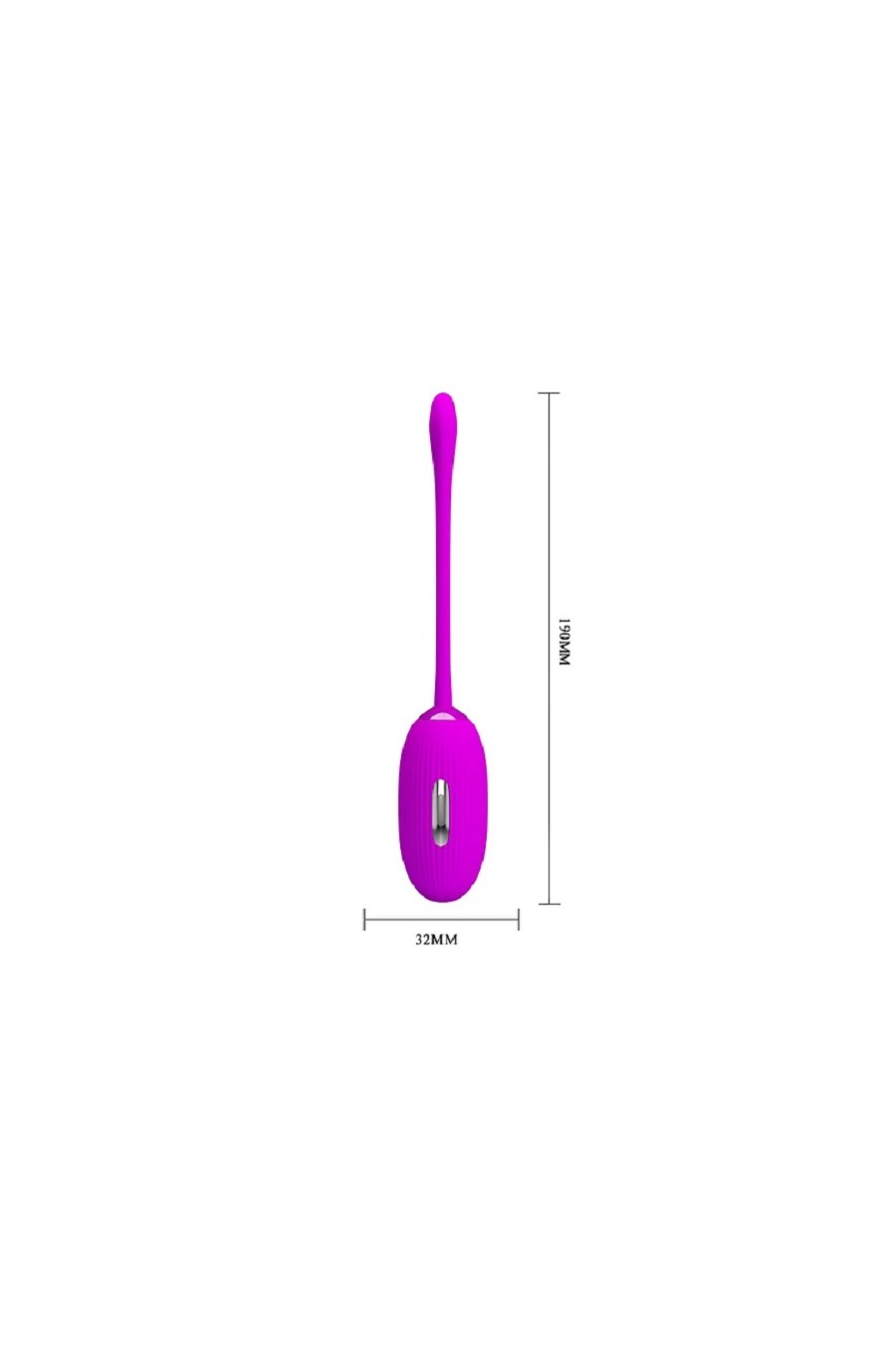 Bala Vibradora y Efecto Shock con Control Recargable - Shock Fun