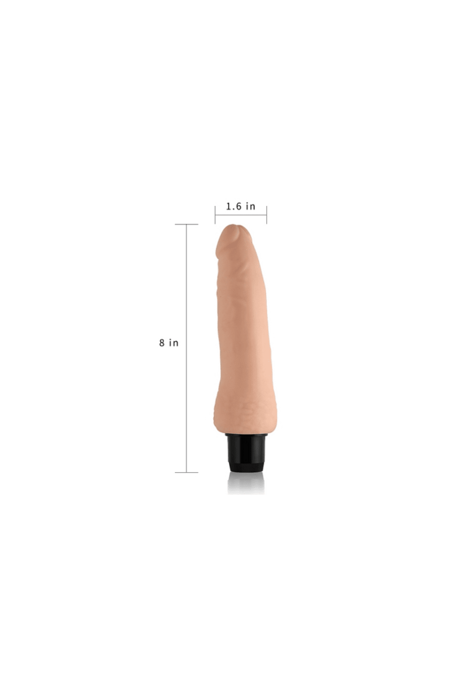 Vibrador Real 20 cms Feel Cyberskin Lovetoy - 8.0"