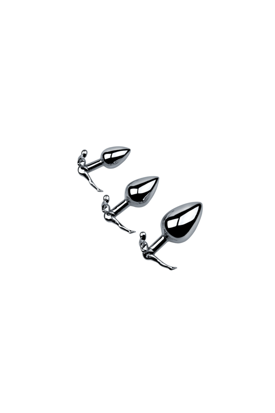 Plug anal metalico tallas S y M Diseño Mini Hombre
