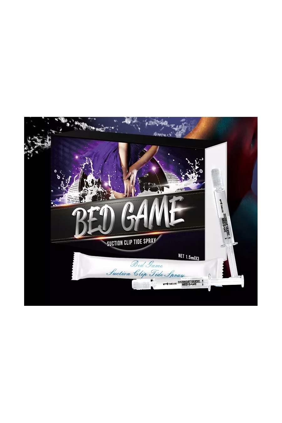 Lubricante Squirt Femenino BedGame - 3 unidades