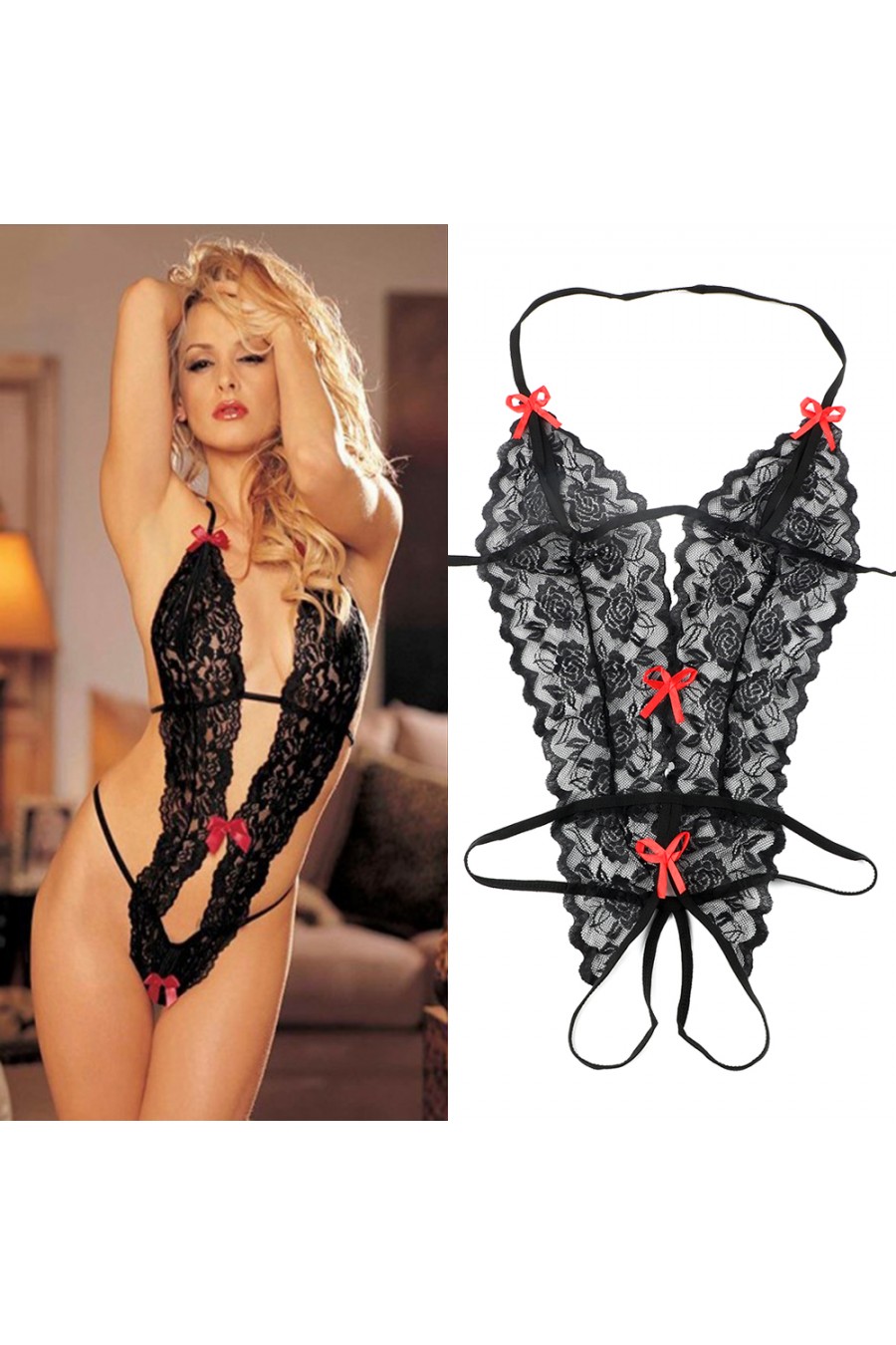 Body de Encaje Ajustable Kelly Colores