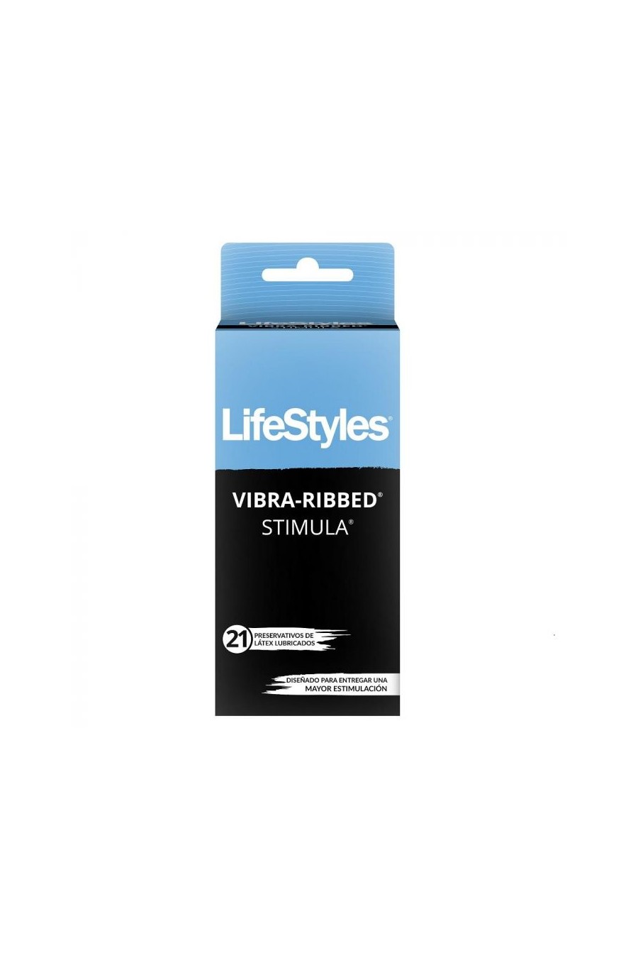 Condones Lifestyles Vibra Ribbed - 21 Unidades