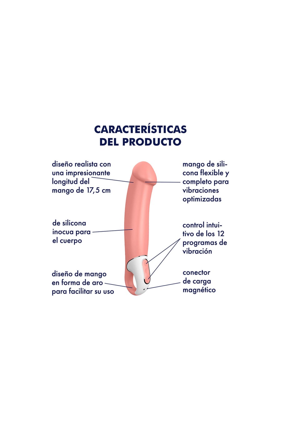 Vibrador Satisfyer Master 23 cms