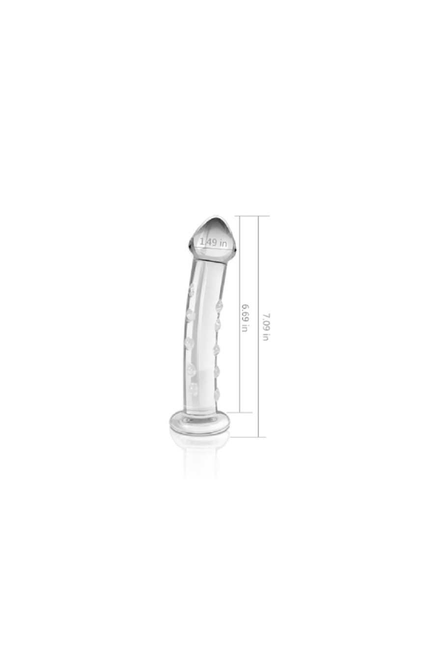 Consolador Pyrex Glass Romance