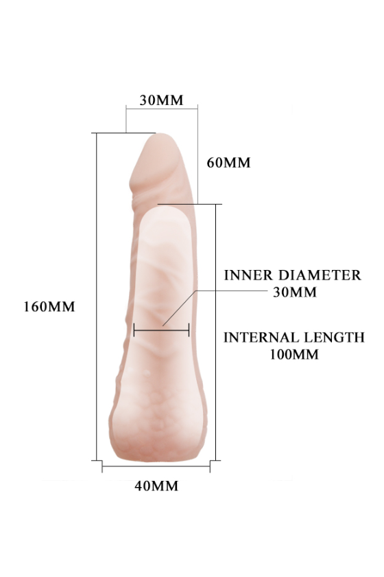 Funda Pene Realista 5" - Baile