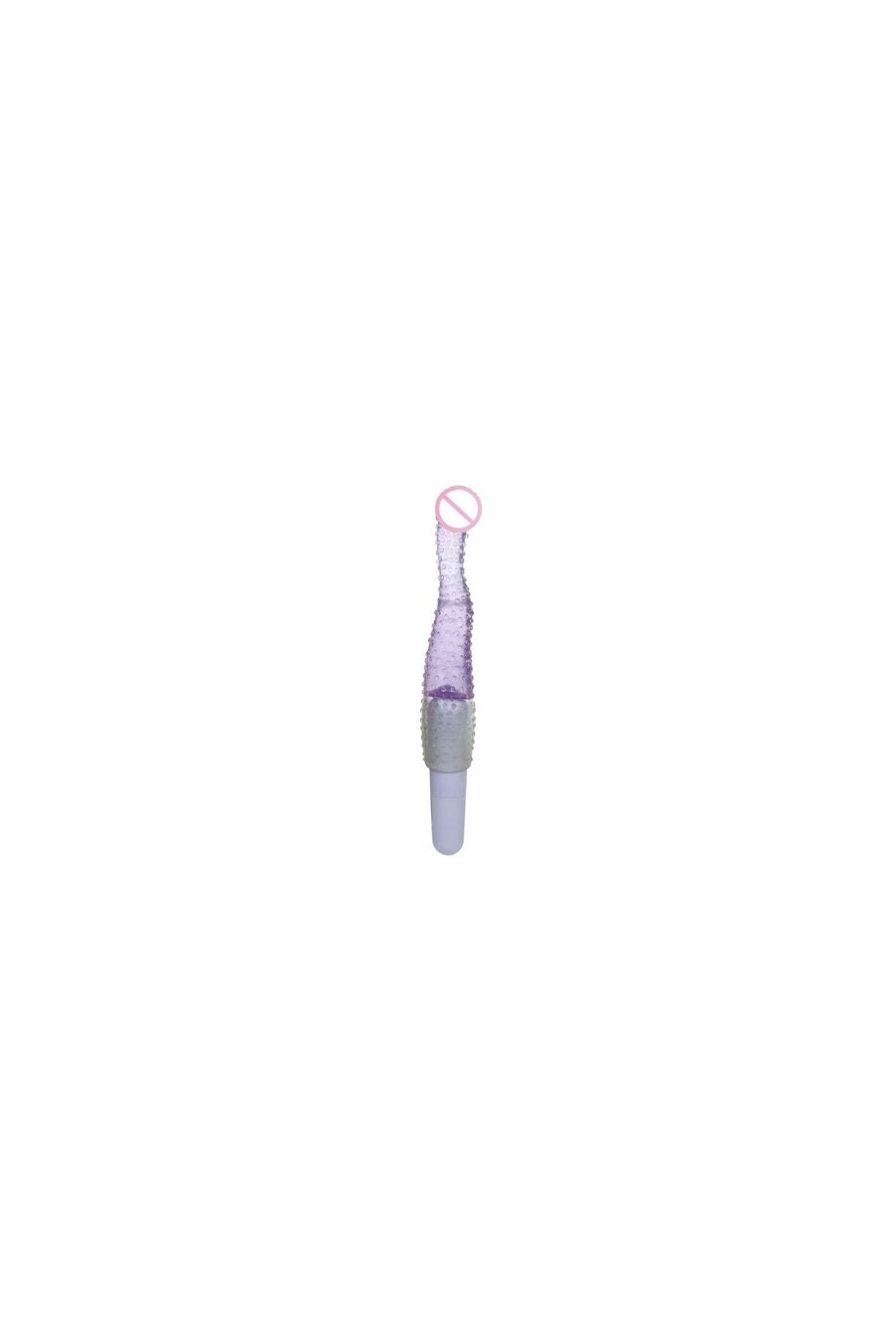 Vara anal con vibrador - Jelly poroso