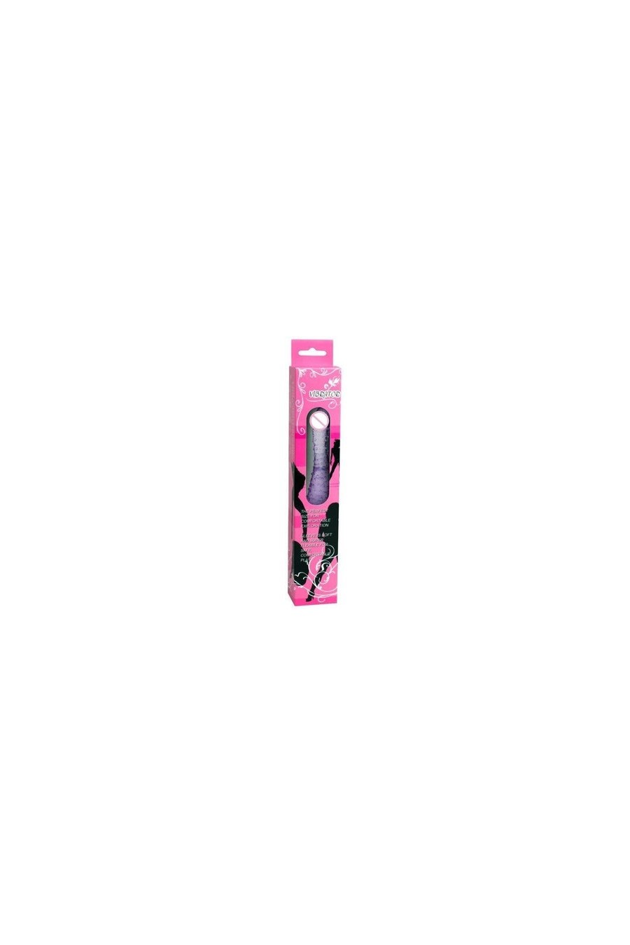 Vara anal con vibrador - Jelly poroso