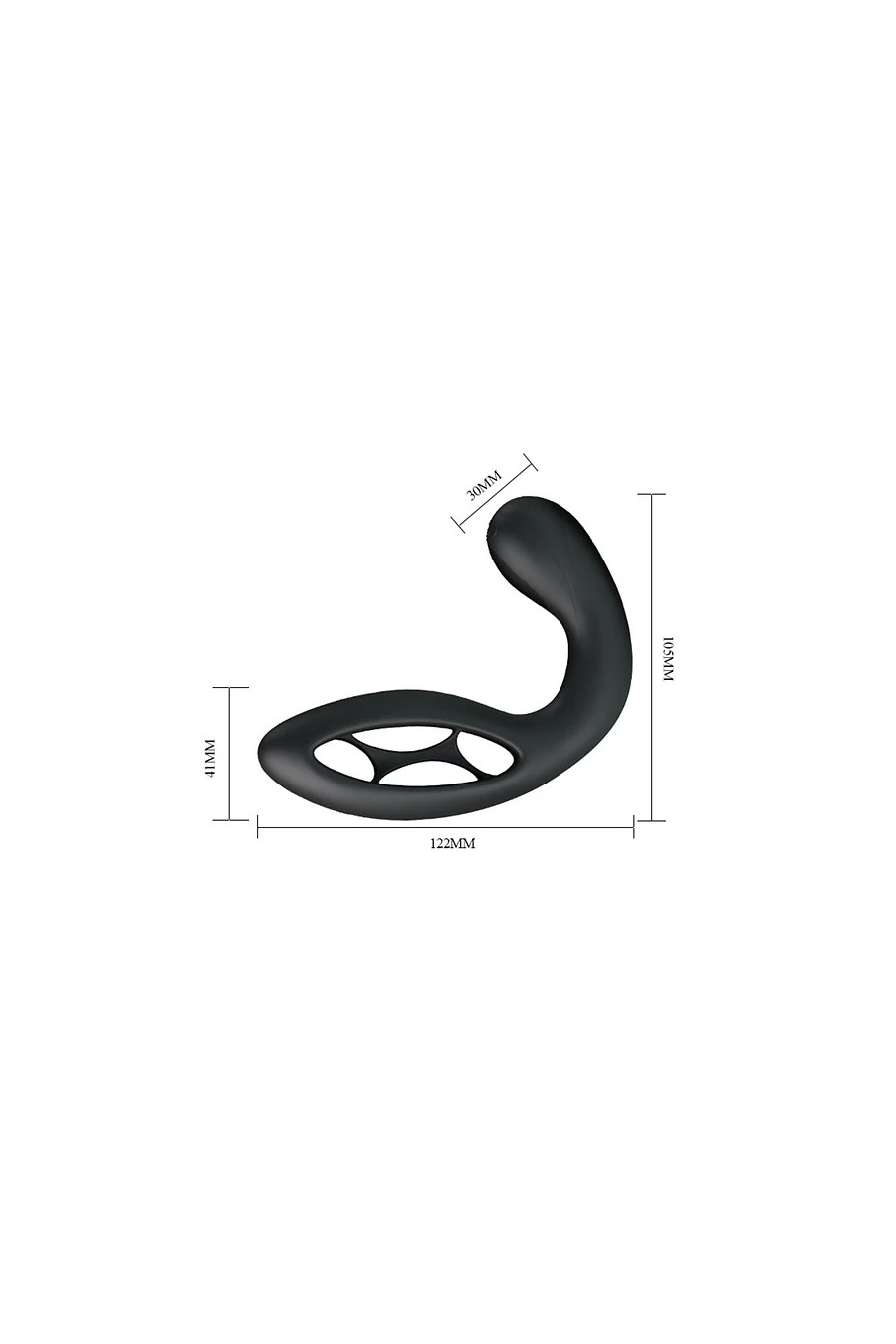Plug Anal de alta estimulación prostática Recargable