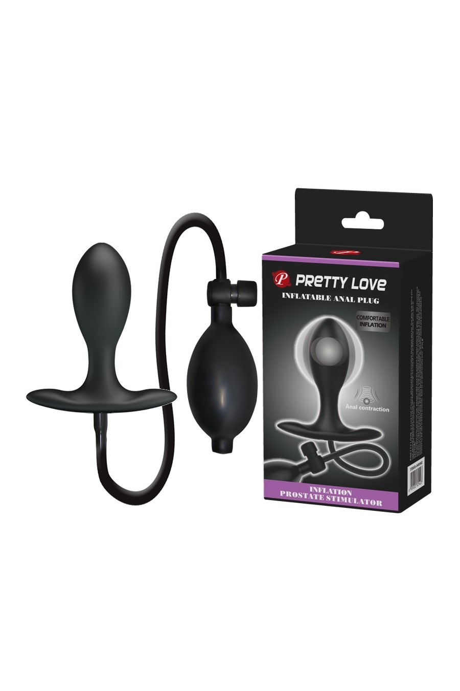 Consolador Plug Anal Inflable Desmontable