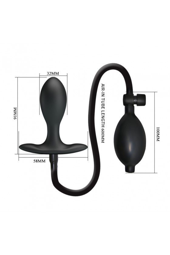 Consolador Plug Anal Inflable Desmontable