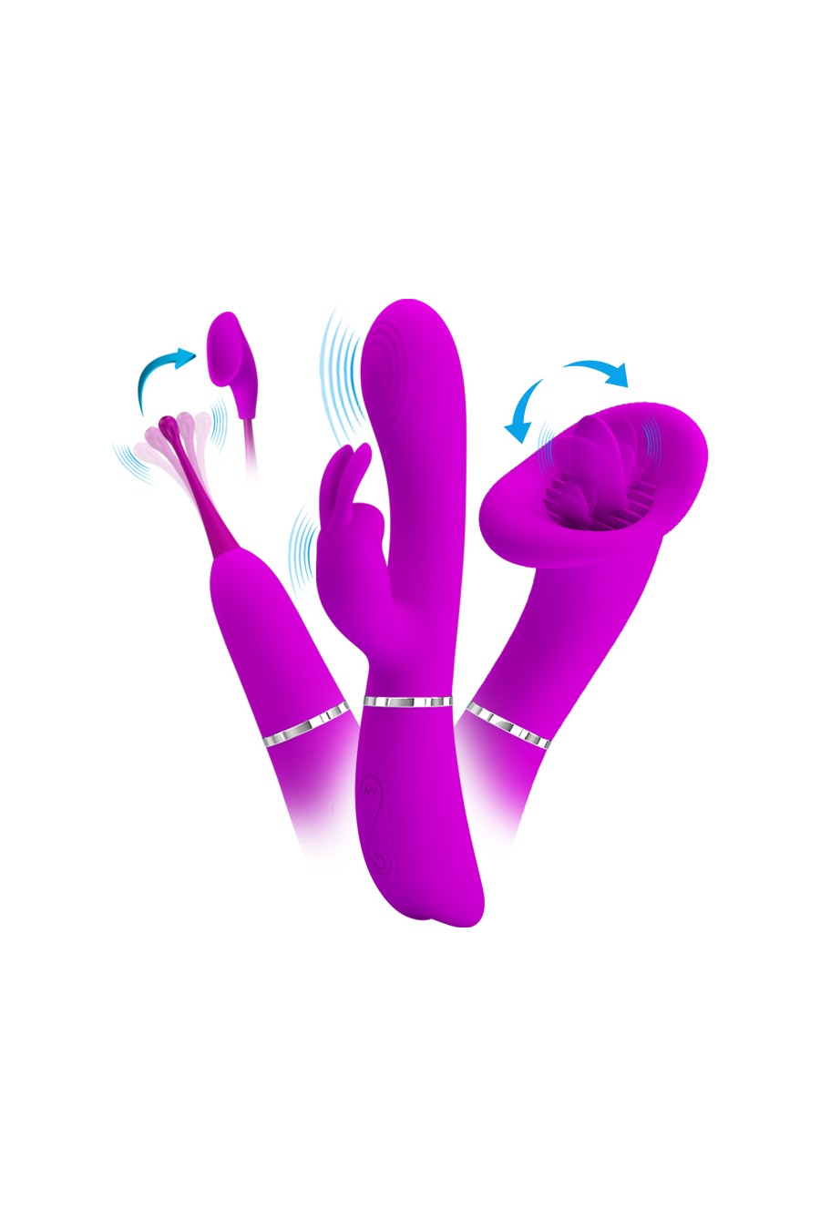 Kit vibradores recargables - Thrill Pretty Love