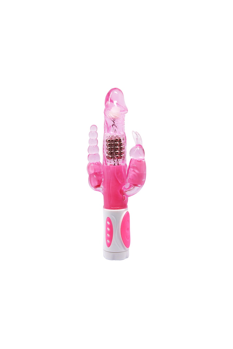 Vibrador y rotador triple estimulacion - Pretty Bunny