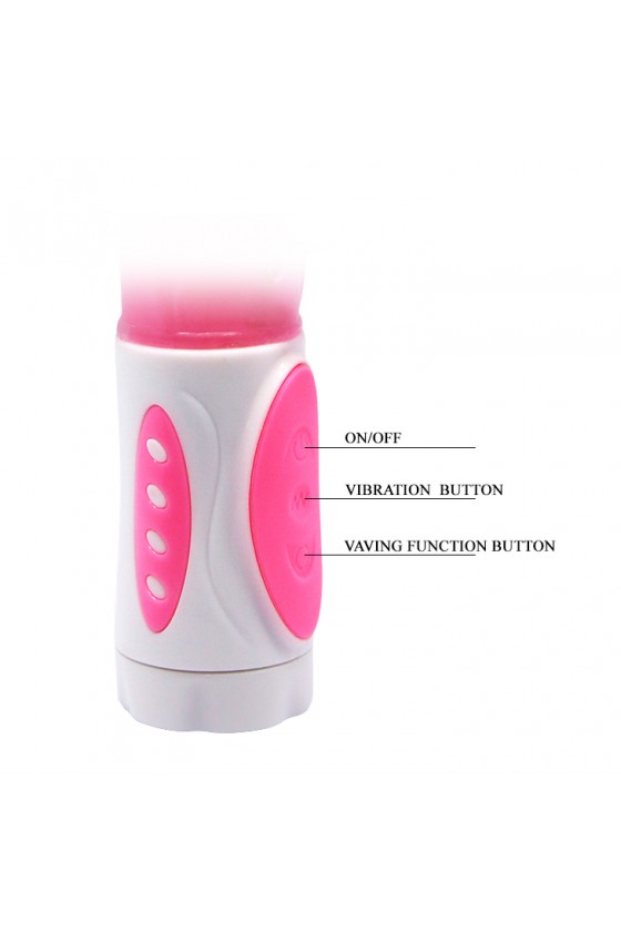 Vibrador y rotador triple estimulacion - Pretty Bunny