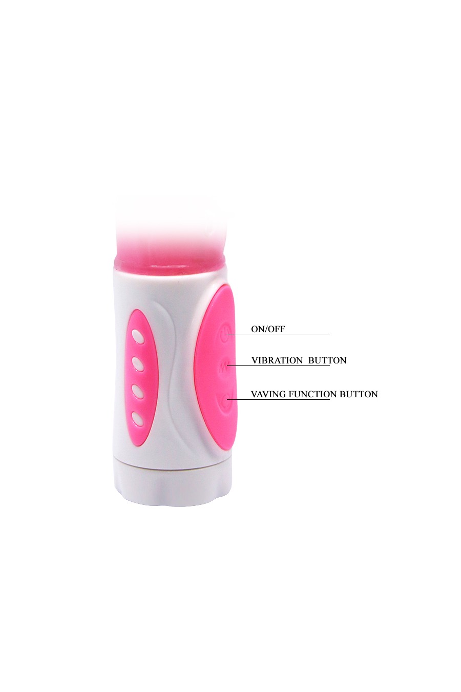 Vibrador y rotador triple estimulacion - Pretty Bunny
