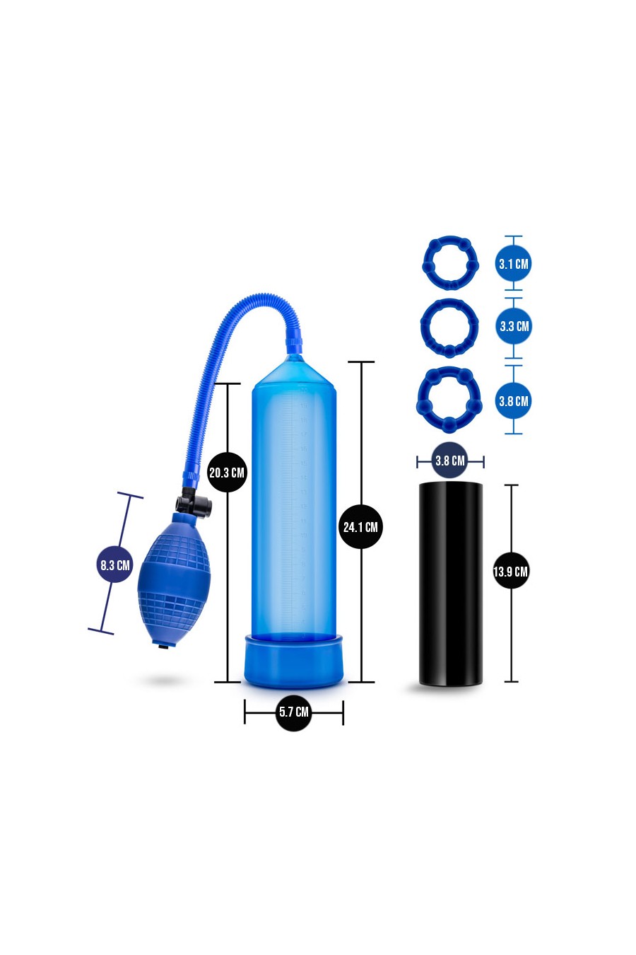 Kit Bomba Al Vacio Go Big – Blue ó Humo