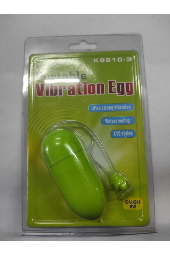 Bala vibradora - Huevo verde