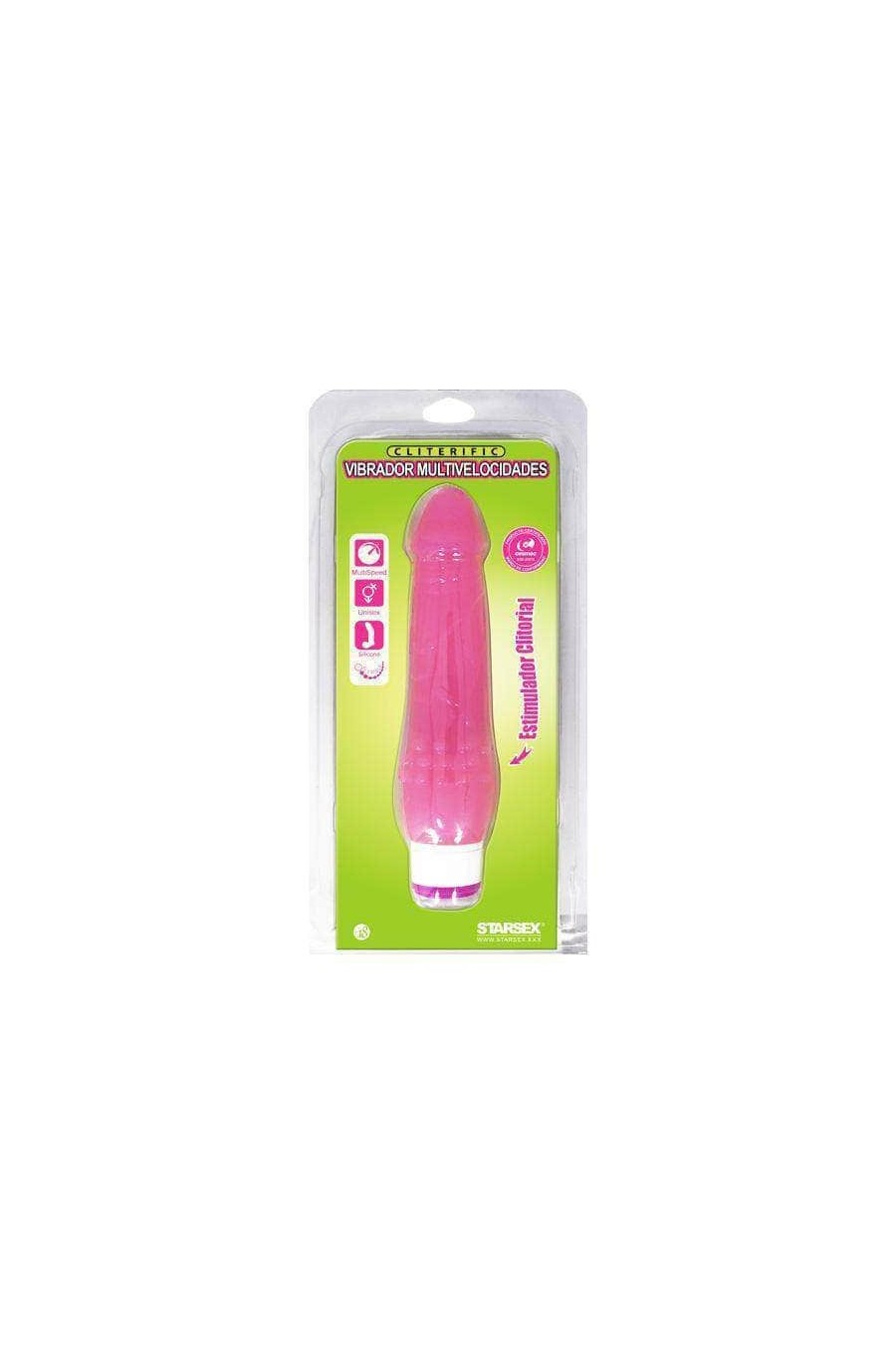 Vibrador Multivelocidades Starsex - Cliterific Rosado 20 cm