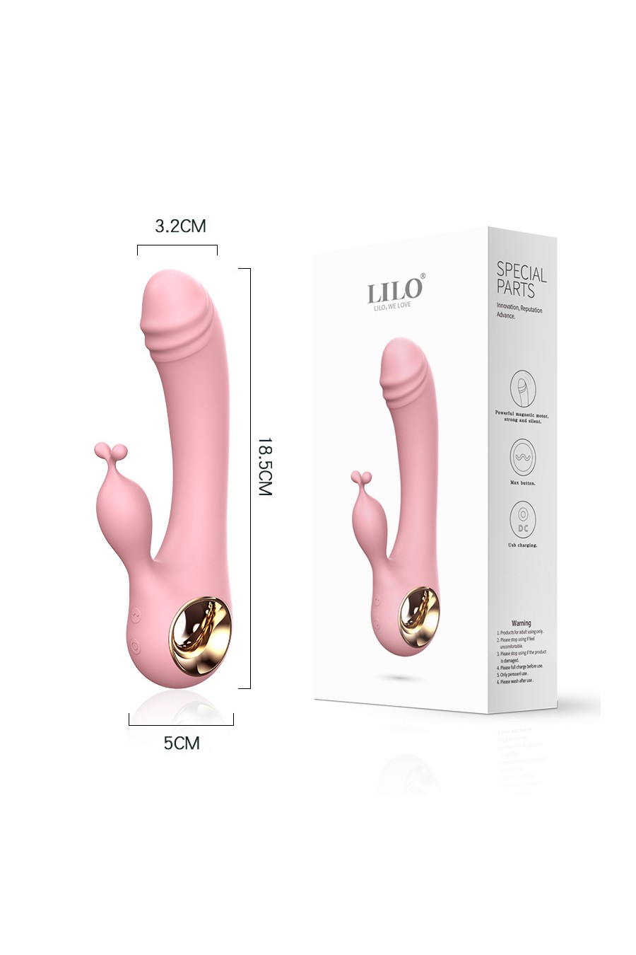 Vibrador We Love Lilo 10 Ritmos Recargable