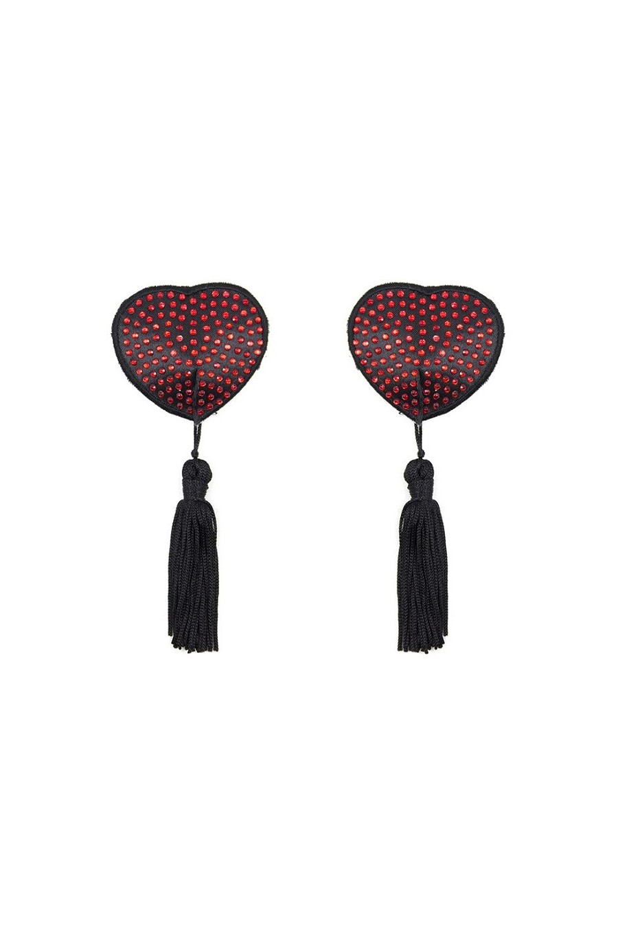Pezoneras Burlesque corazón brillo