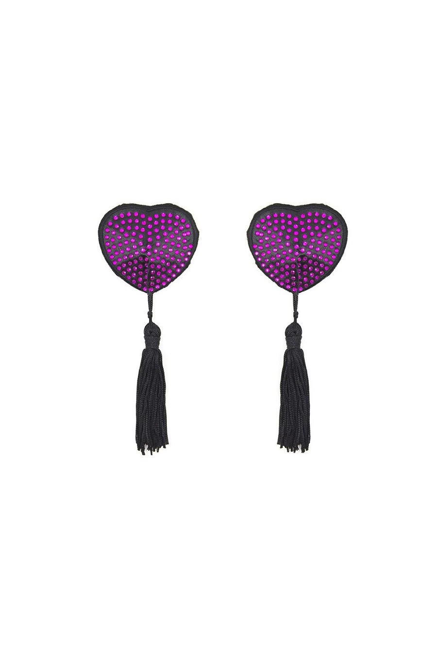 Pezoneras Burlesque corazón brillo