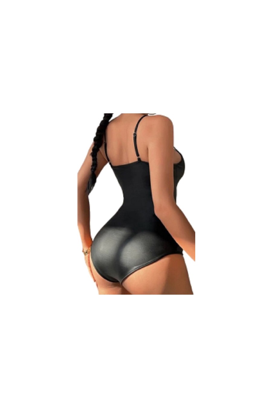 Body Simil Latex y Encaje
