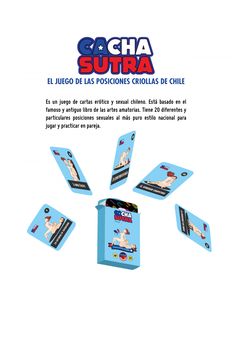 Juego Erótico De Cartas “Cacha Sutra”