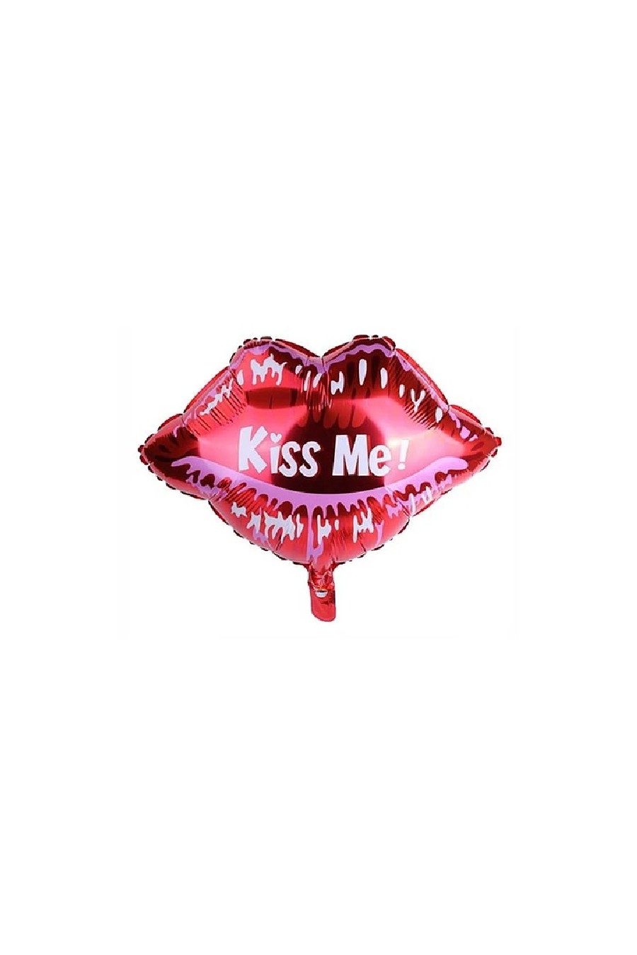 Globo metalico labios - kiss me