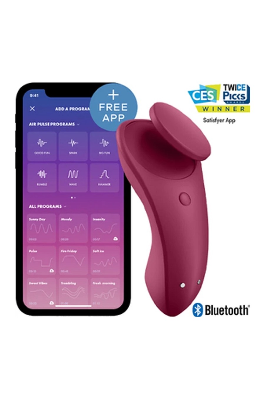 Vibrador Satisfyer Sexy Secret Panty con App