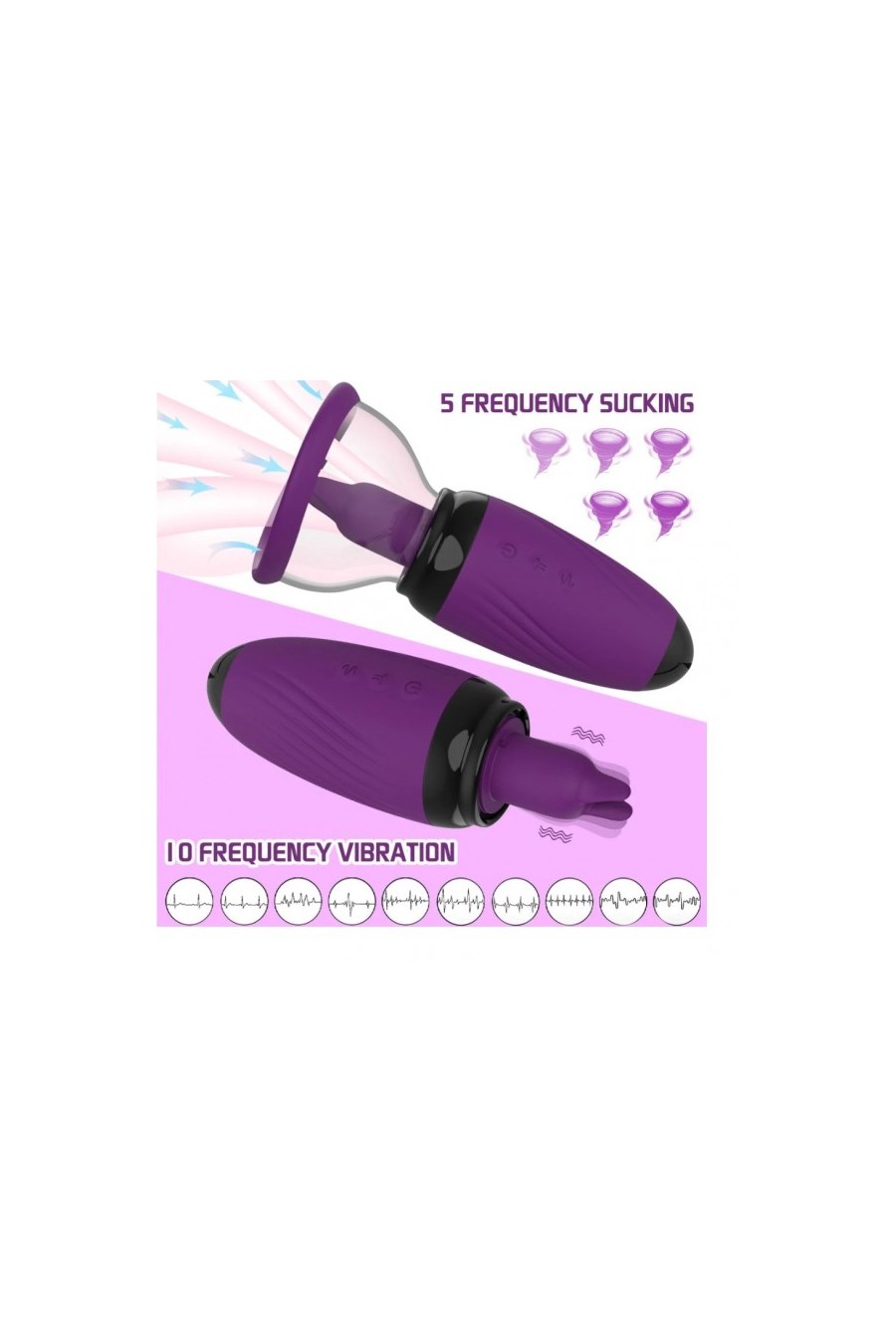 Succionador Estimulador Con Lengua Roxy