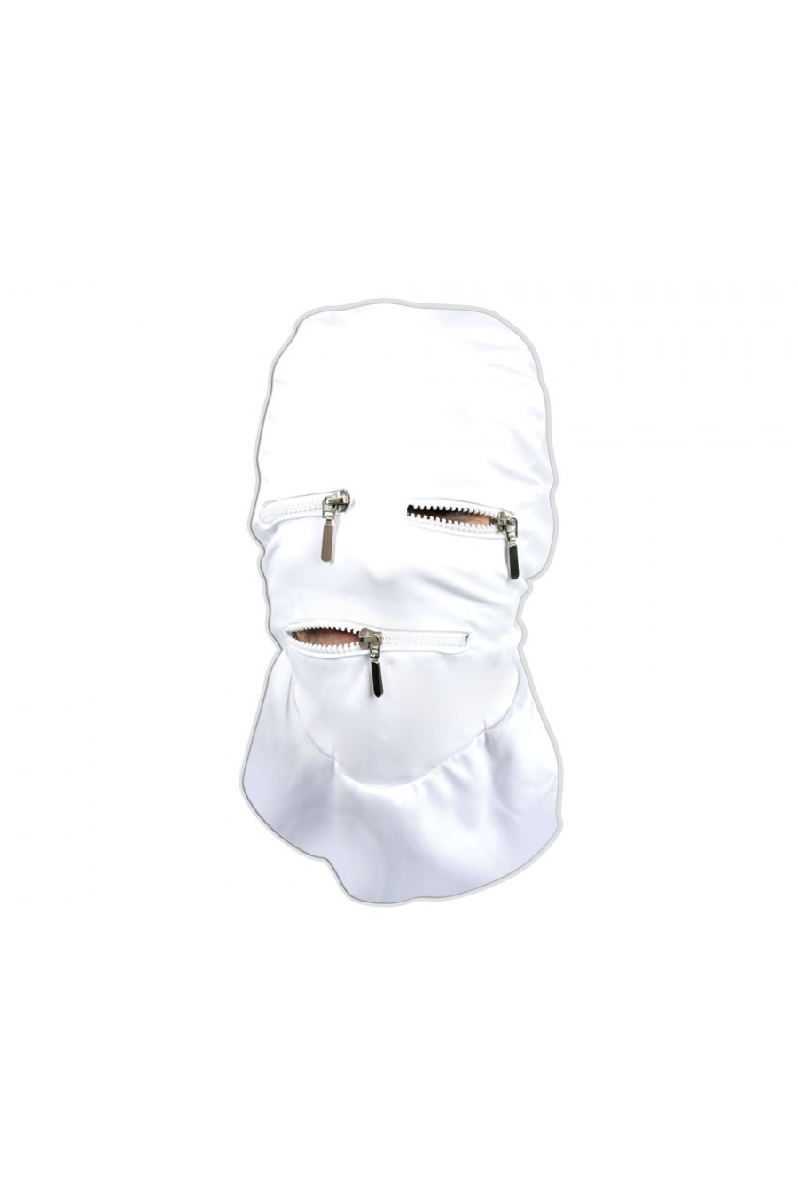 Mascara BDSM blanca Talla L/XL Asylum