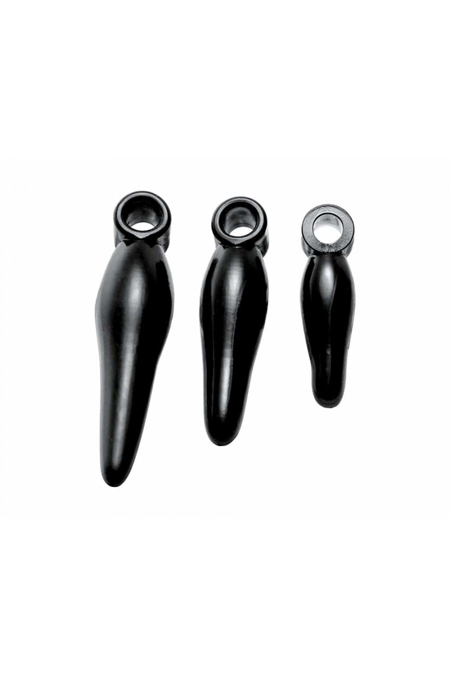 Set 3 mini plug anales con anillo - Rimmers Frisky