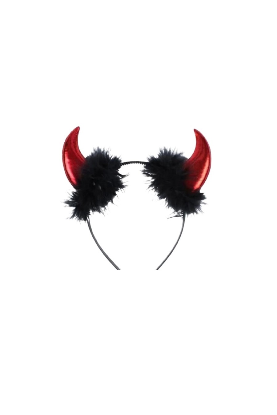 Cintillo de Diablita con Plumas
