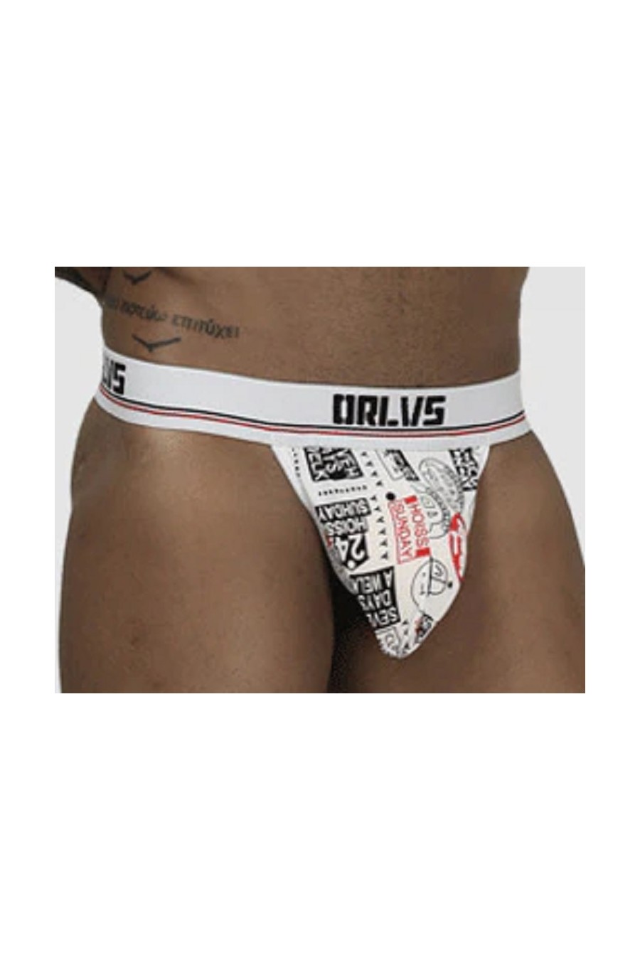 Suspensorio Orlvs - Blanco con estampado