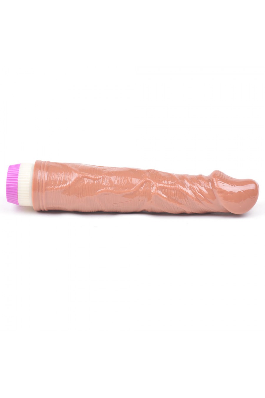 Vibrador En Diseño Americano Siliconado Café