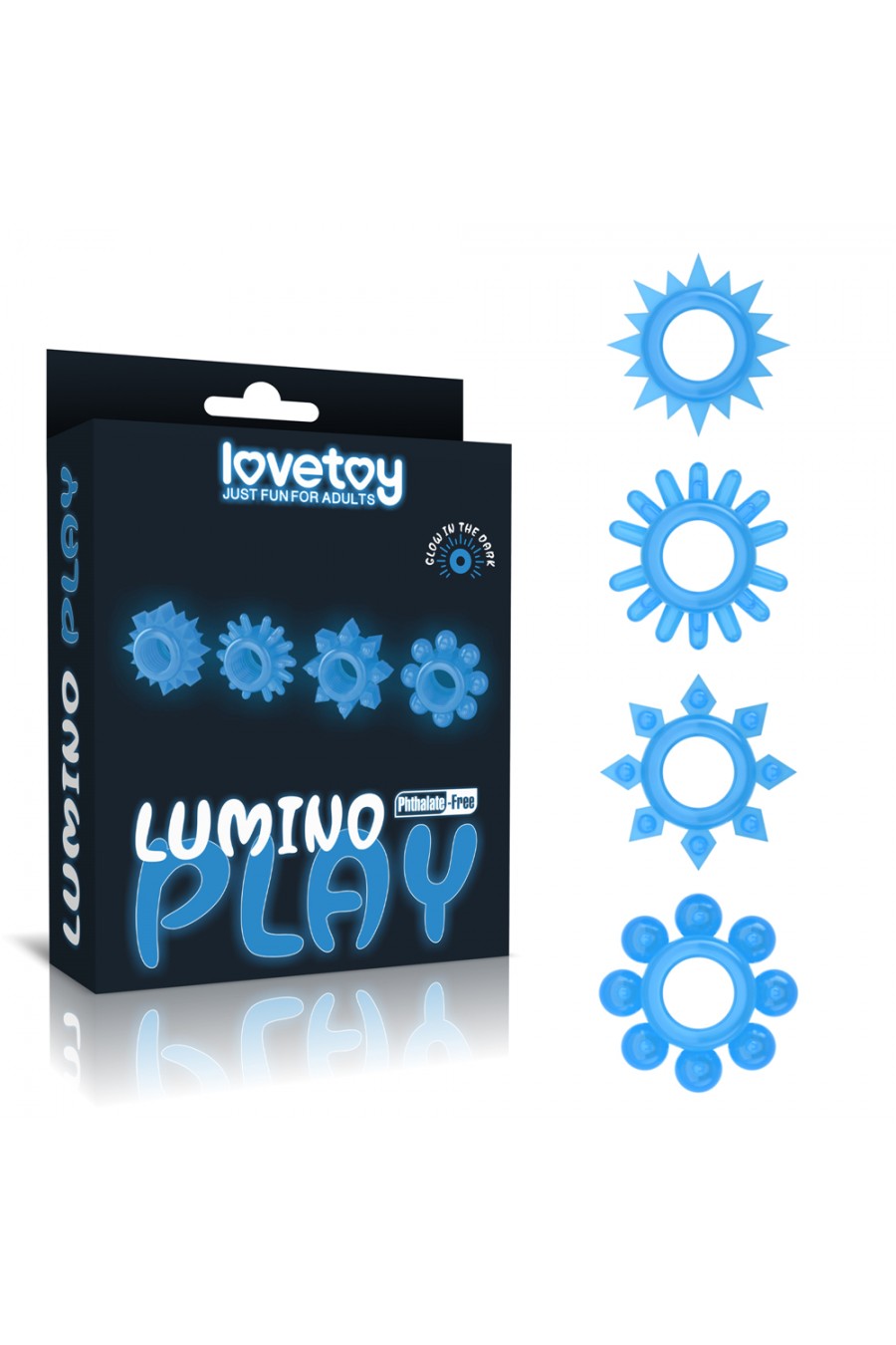Set Anillos luminiscente Lumino LOVETOY