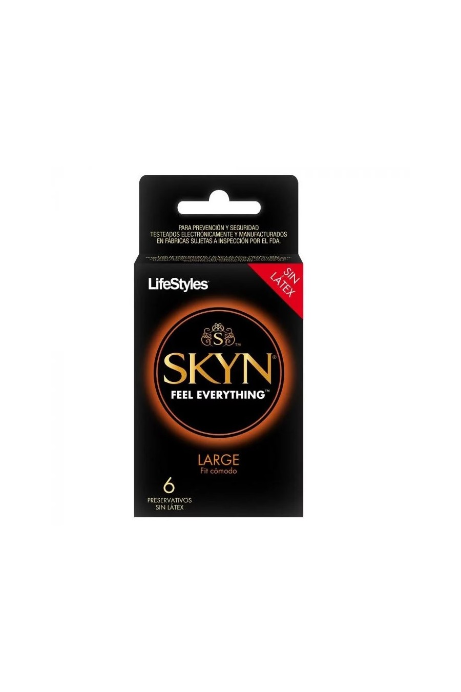 Condones Lifestyles Skyn Large - 6 unidades