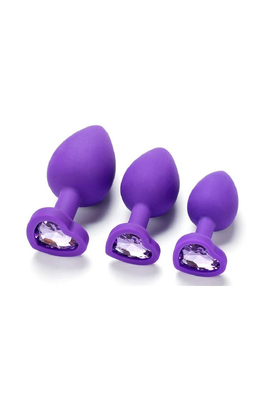 Set Dilatadores Anales Silicona Corazón