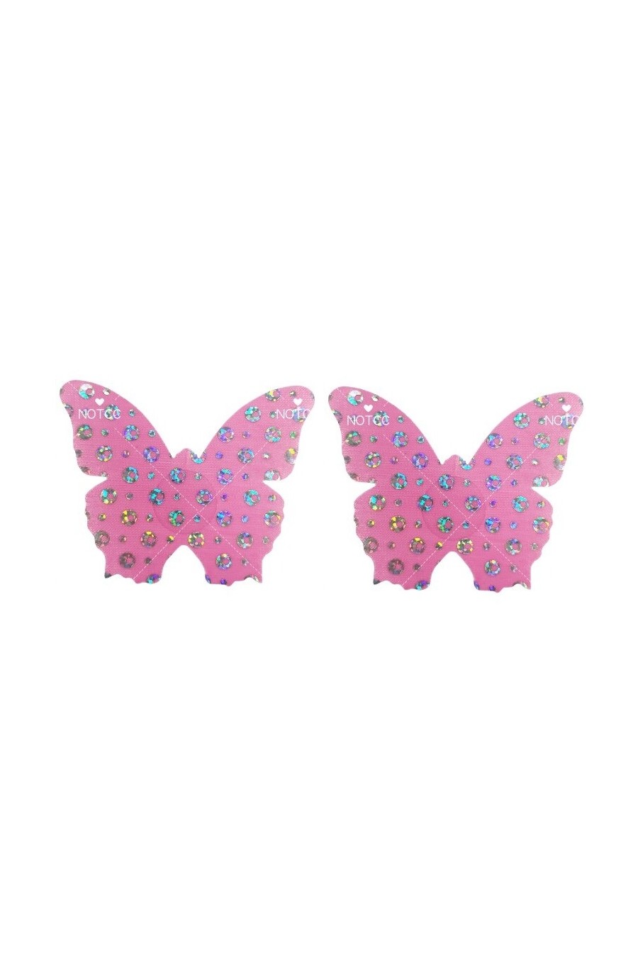 Pezoneras Mariposa brillos