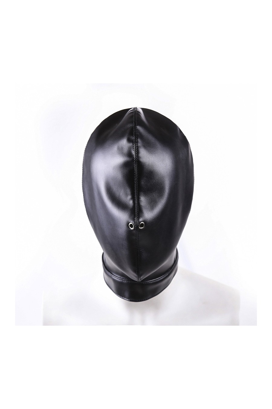 Capucha Mascara Gorro Bdsm Ecocuero Ajustable