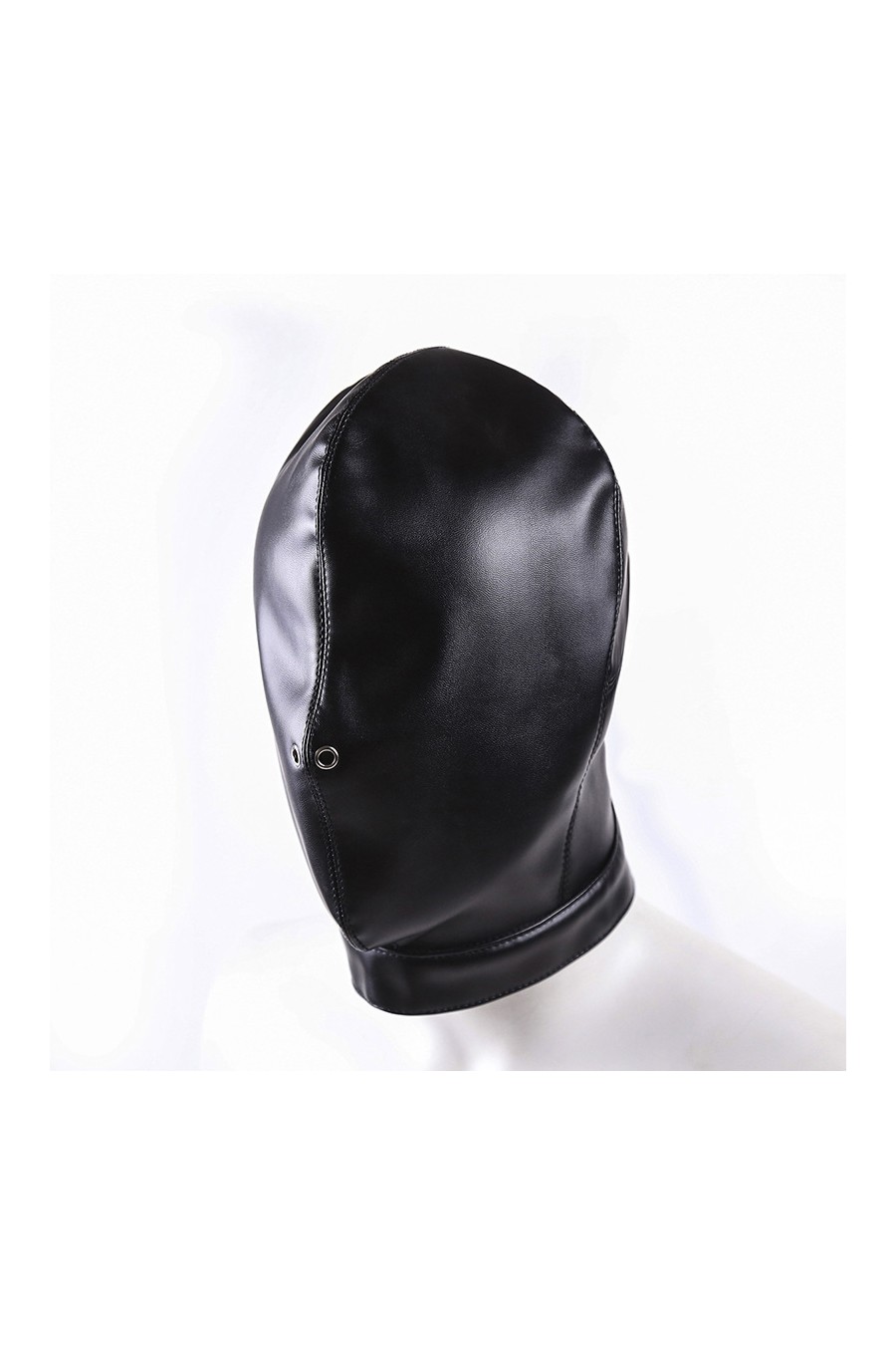 Capucha Mascara Gorro Bdsm Ecocuero Ajustable