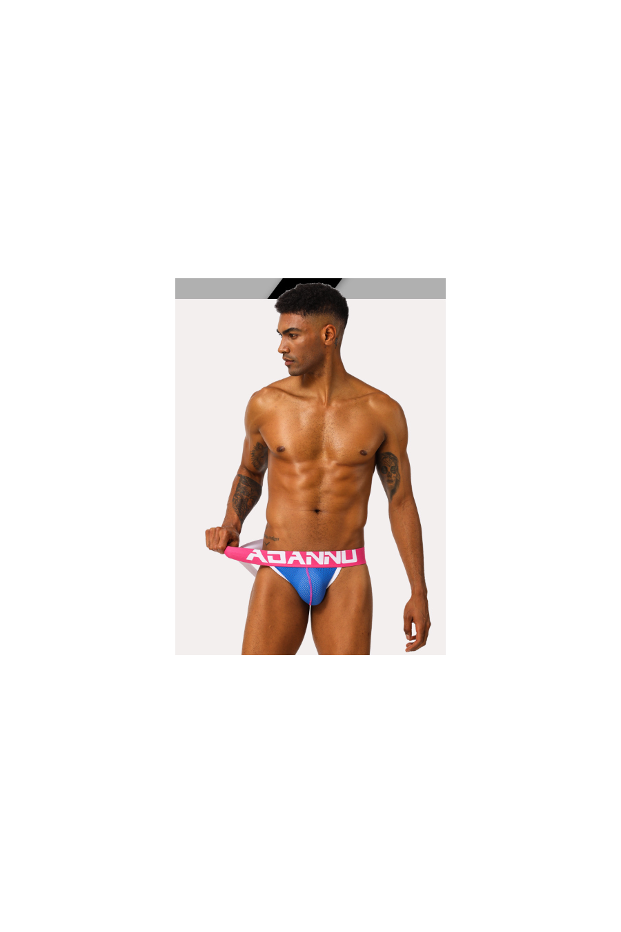 Jockstrap Adannu - Azul con fucsia