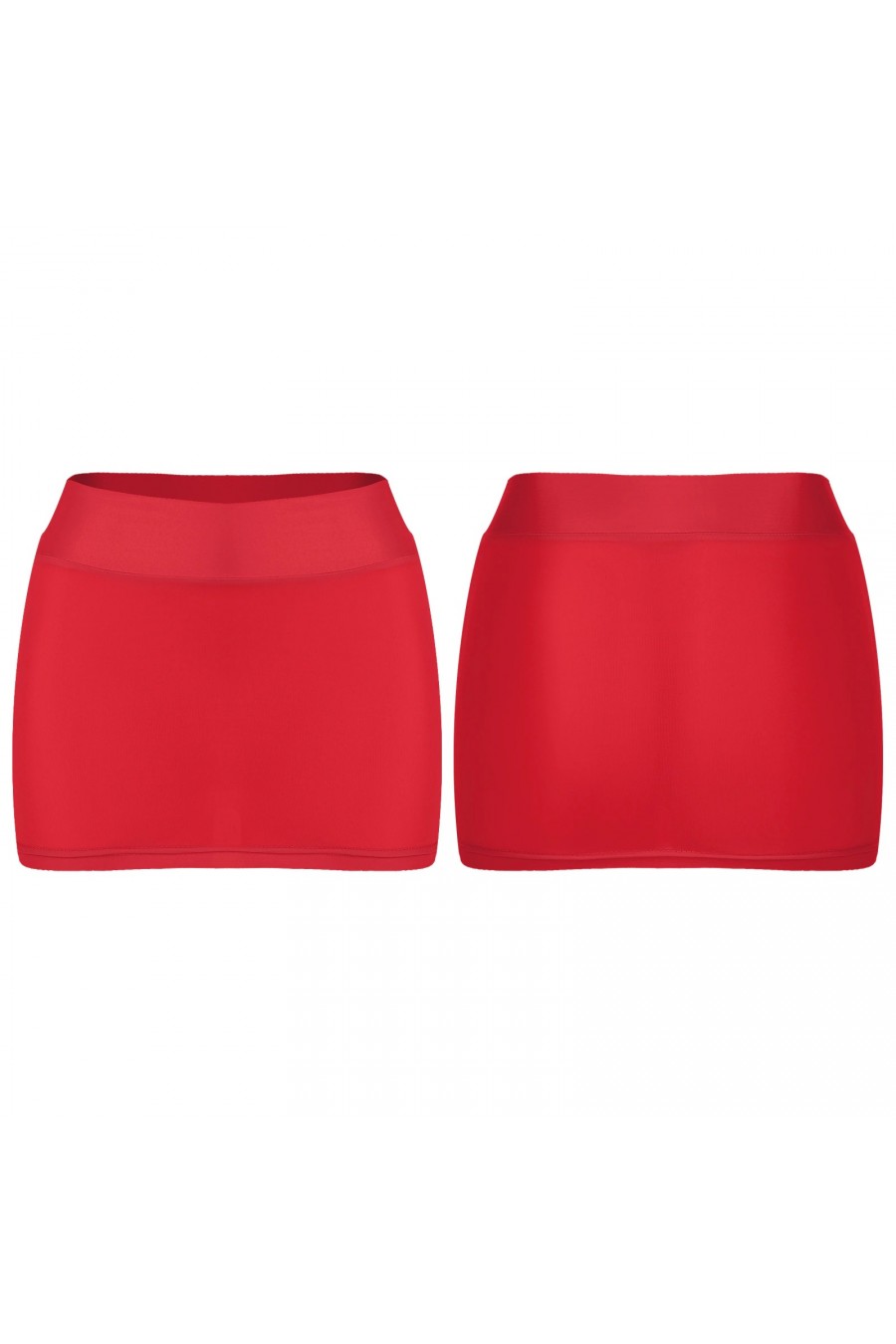 Mini falda Ajustada Transparente
