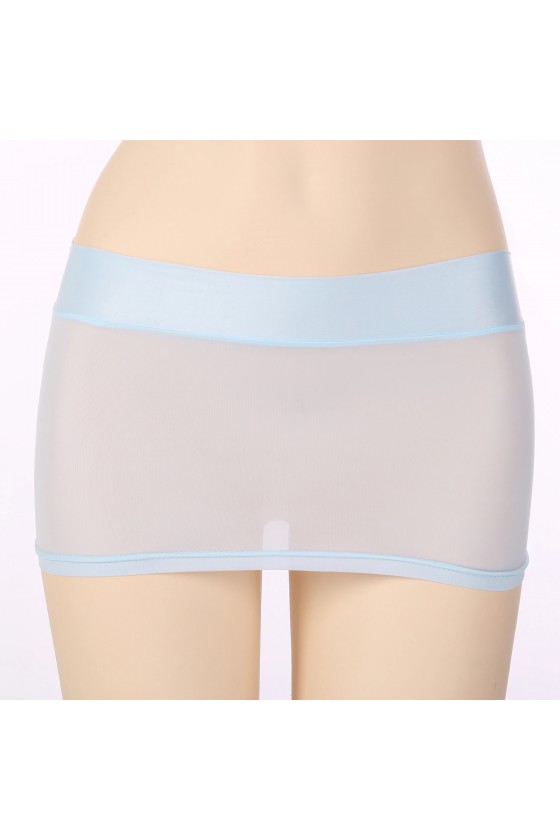 Mini falda Ajustada Transparente
