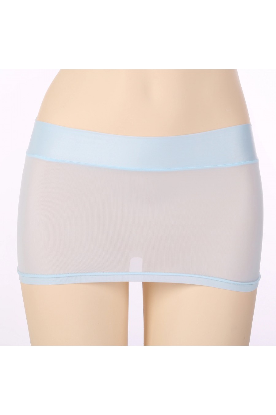 Mini falda Ajustada Transparente