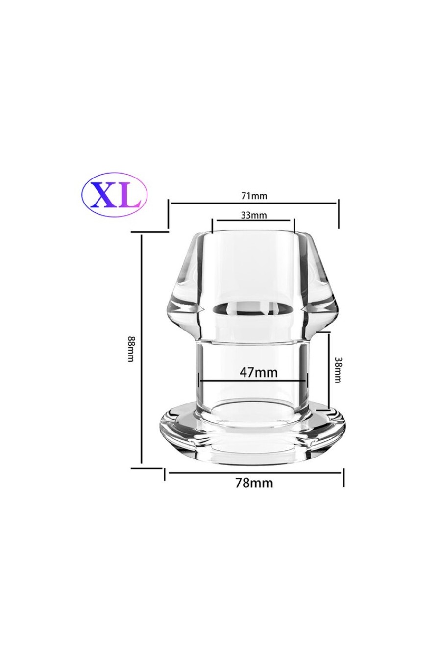 Tapon Anal Transparente Especulo