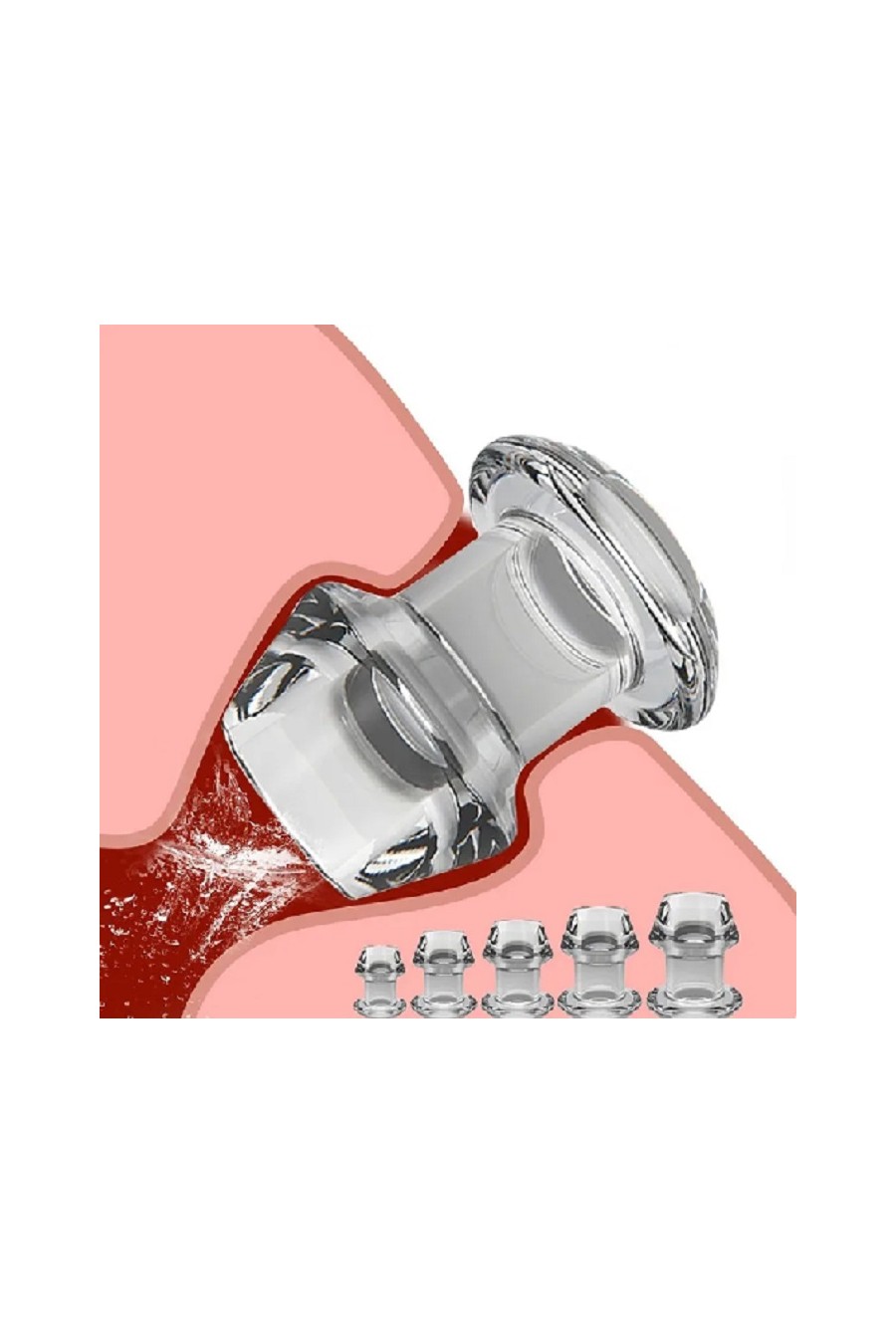 Tapon Anal Transparente Especulo