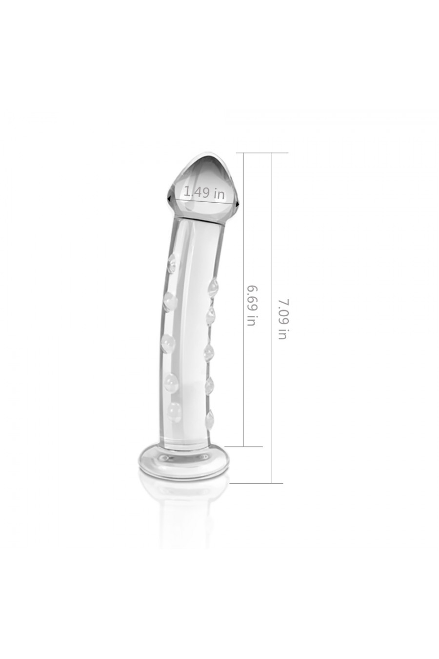 Consolador Pyrex Glass Romance